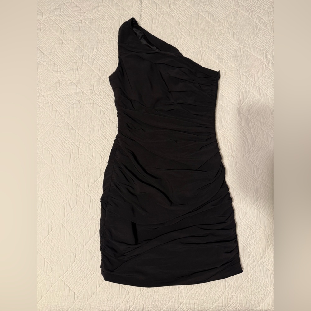 Armani Exchange One Shoulder Dress